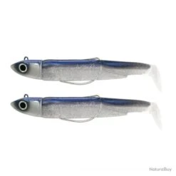 Double Combo Fiiish Black Minnow 90 Offshore - 10g Blue + Electric Blue