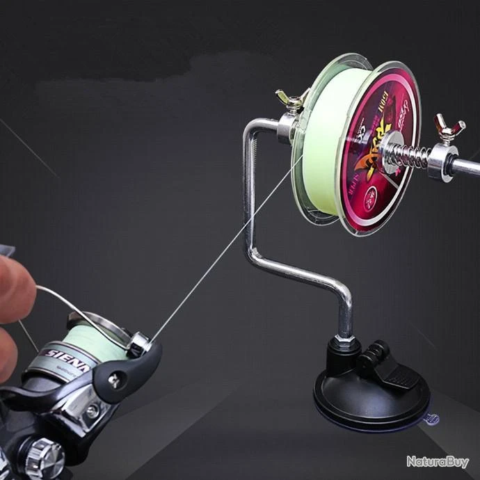 Enrouleur Universel De Fil De Pêche Pour Tous Les Moulinets - Aluminium 3 Enrouleur Universel De Fil De Pêche Pour Tous Les Moulinets - Aluminium