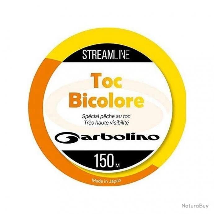 Nylon Garbolino Streamline Toc-mono Bicolore 150m Ø 22/100 3 Nylon Garbolino Streamline Toc-mono Bicolore 150m Ø 22/100