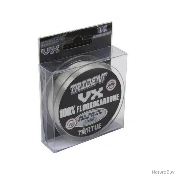 Fluorocarbone Tortue Trident Vx Fluoro 50m Ø 22,5/100 3 Fluorocarbone Tortue Trident Vx Fluoro 50m Ø 22,5/100