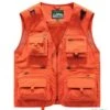 Mountain Gilet De Pêche 12 Poches, Coloris ORANGE......LIV OFFERTE -Pêche des carnassiers Magasin 00001 Gilet de Peche 12 poches coloris ORANGE.LIV OFFERTE