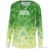 L-Shirt Pelagic Solar Pro Femmes M Green Dorado -Pêche des carnassiers Magasin 00001 L Shirt Pelagic Solar Pro Femmes M Green Dorado