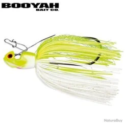 Leurre Chatterbait Booyah Melee 14g White Chartreuse Silver Blade