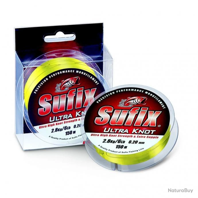 Nylon Sufix Ultra Knot 1/4lb O.yellow Ø 30/100 3 Nylon Sufix Ultra Knot 1/4lb O.yellow Ø 30/100