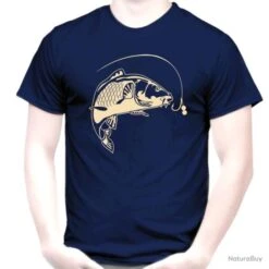 FRUIT OF THE LOOM T-SHIRT - CARPISTE - Pêche Sportive Carpe Miroir Cuir Commune Bouillettes Hameçons Bivouac De Nuit