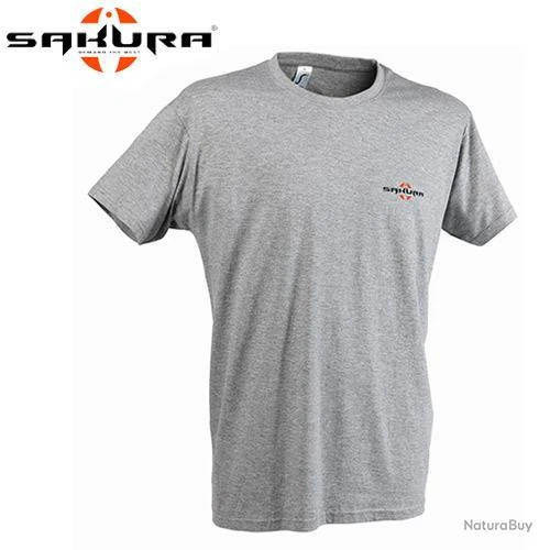 T Shirt Sakura Logo Grey 3 T Shirt Sakura Logo Grey