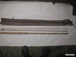 Canne Mouche Bambou Refendu "wet Fly 11.6' Langholm" 3 Brins