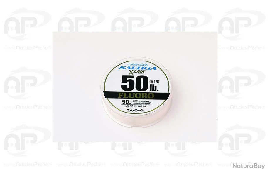 Daiwa Fluorocarbon Saltiga X-Link 0.26mm 30m 4,50 Kg 3 Daiwa Fluorocarbon Saltiga X-Link 0.26mm 30m 4,50 Kg