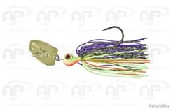 Leurre Coulant Chatterbait GUNKI Boomer 21 Gr 1 Purple Rock