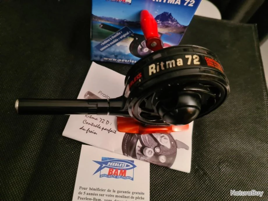 MOULINET PEERLESS BAM RITMA 72 DROITIER SPECIAL TRUITE 4 MOULINET PEERLESS BAM RITMA 72 DROITIER SPECIAL TRUITE – Image 2