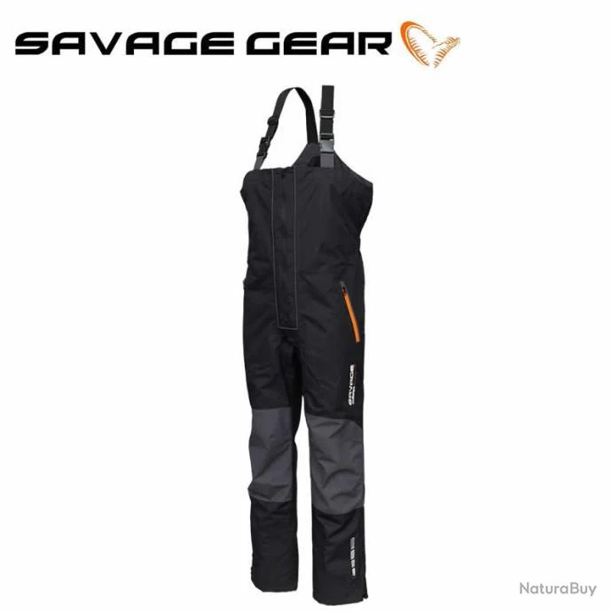 Salopette WP Performance Savage Gear Black/Grey XL 4 Salopette WP Performance Savage Gear Black/Grey XL – Image 2