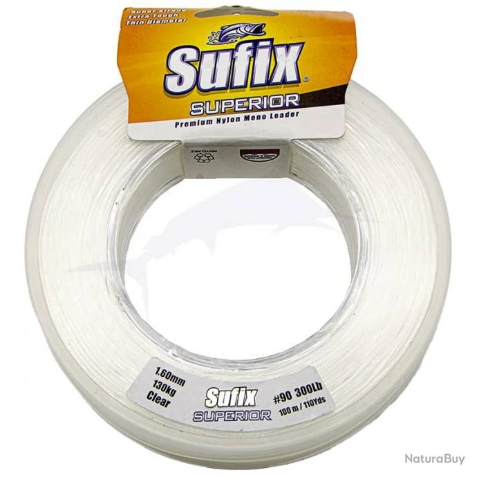 Sufix Nylon Superior 100m 300lb Transparent 3 Sufix Nylon Superior 100m 300lb Transparent