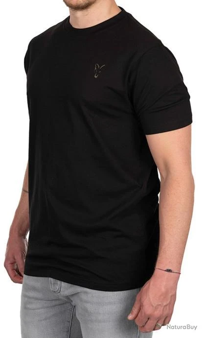 T Shirt Noir Avec Logo Fox 3 T Shirt Noir Avec Logo Fox – Image 2