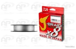 Daiwa Tresse J-Braid Grand X8 Gris 0.13mm 270 M 8,5kg