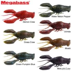 Leurre Megabass Sleeper Craw 3 5/8 Demon Craw -Pêche des carnassiers Magasin 00003 Leurre Megabass Sleeper Craw 3 5 8 Demon Craw