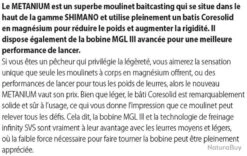 Metanium MGL B 151 Moulinet Casting Manivelle A Gauche Shimano -Pêche des carnassiers Magasin 00003 Metanium MGL B 151 Moulinet Casting Manivelle A Gauche Shimano
