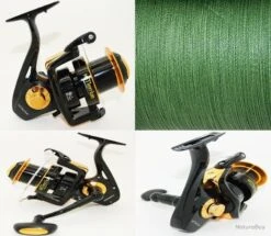 PACK MOULINET SURF / DIGUE MILLENIUM 10 000 FD (9 + 1 R) + 250M DE TRESSE 25/100 -Pêche des carnassiers Magasin 00003 PACK MOULINET SURF DIGUE MILLENIUM 10 000 FD 9 1 R 250M DE TRESSE 25 100