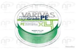 Tresse Varivas HighGrade PE X4 Vert 0,14 Mm 150 M 15lb
