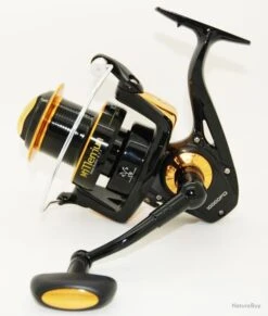 PACK MOULINET SURF / DIGUE MILLENIUM 10 000 FD (9 + 1 R) + 250M DE TRESSE 25/100 -Pêche des carnassiers Magasin 00004 PACK MOULINET SURF DIGUE MILLENIUM 10 000 FD 9 1 R 250M DE TRESSE 25 100