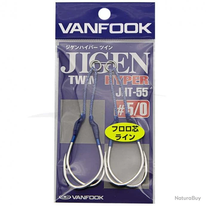 Vanfook Jigen Hyper Twin JHT-55 5/0 3 Vanfook Jigen Hyper Twin JHT-55 5/0