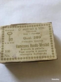 100 Hameçon N 4 Palette Ref 289 Bronzé Renversé Pointe Rentrante Simple Peche Truite Mustad -Pêche des carnassiers Magasin 00006 100 Hamecon n 4 palette ref 289 bronze renverse pointe rentrante simple peche truite mustad