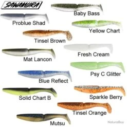 Leurre One Up Shad 5 Sawamura 10,6cm Tinsel Orange -Pêche des carnassiers Magasin 00009 Leurre One up shad 5 Sawamura 10 6cm Tinsel Orange