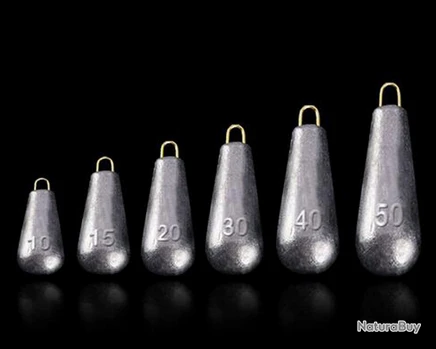 Plomb Pêche Lot De 5 Pièces 70g 5 Plomb Pêche Lot De 5 Pièces 70g – Image 3