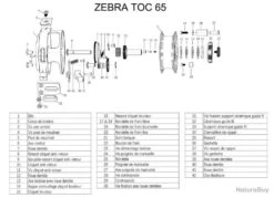 Zebra Toc 65 Moulinet Truite Au Toc Garbolino -Pêche des carnassiers Magasin 00009 Zebra Toc 65 Moulinet Truite Au Toc Garbolino